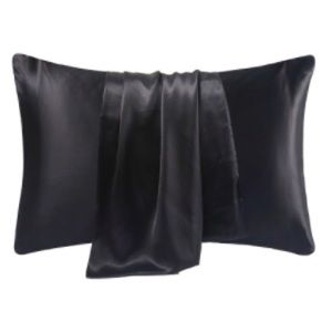 New Black 100% Mulberry Silk 6A 22mm Pillowcase